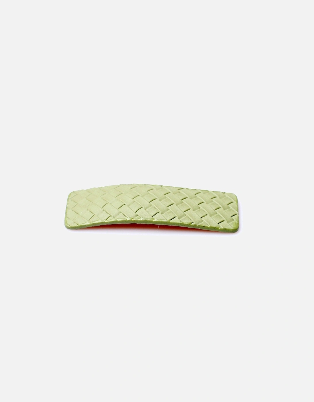 Green Handmade Leather Hair Clip, 3 of 2