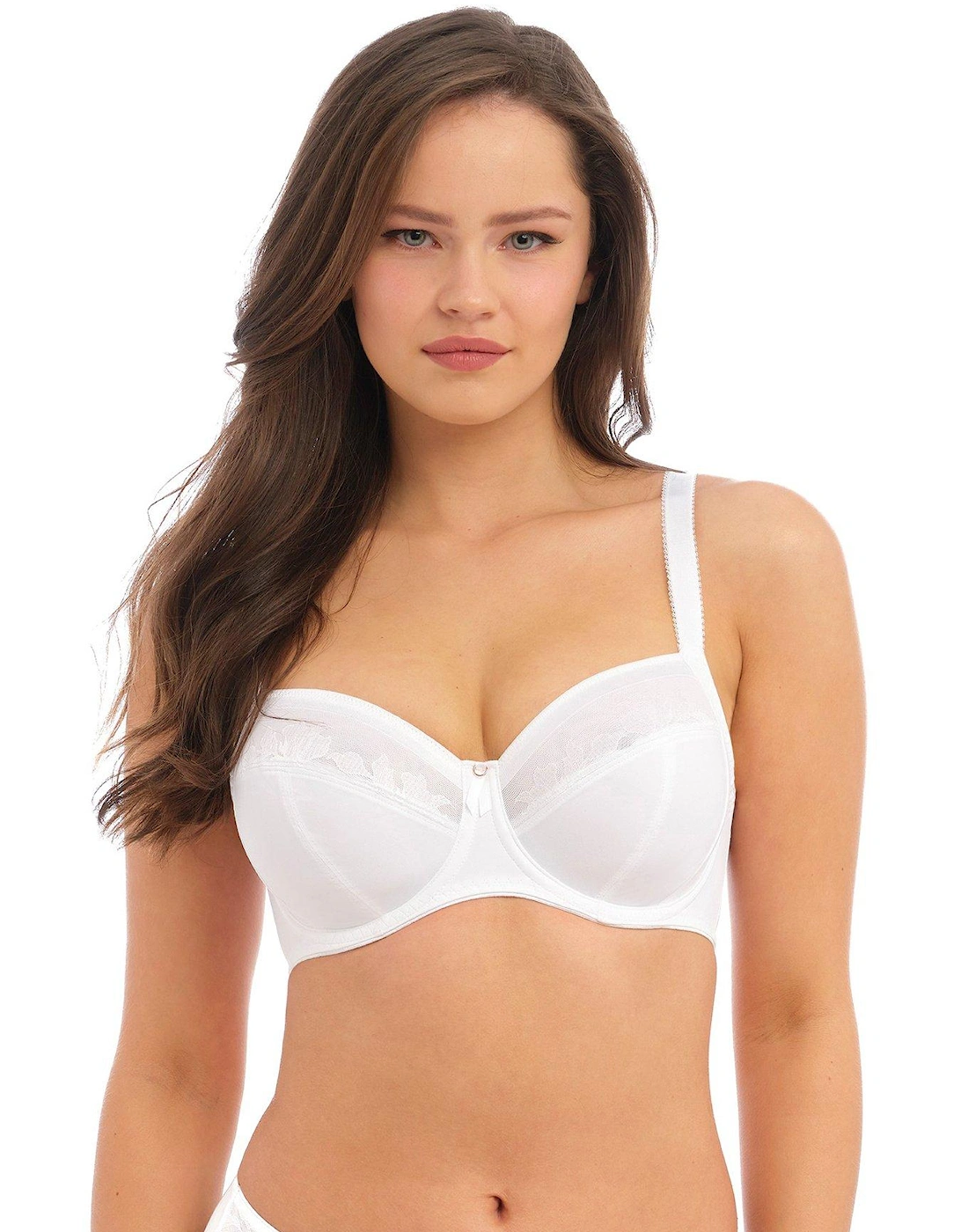Illusion Underwired Side Support Bra - White, 5 of 4