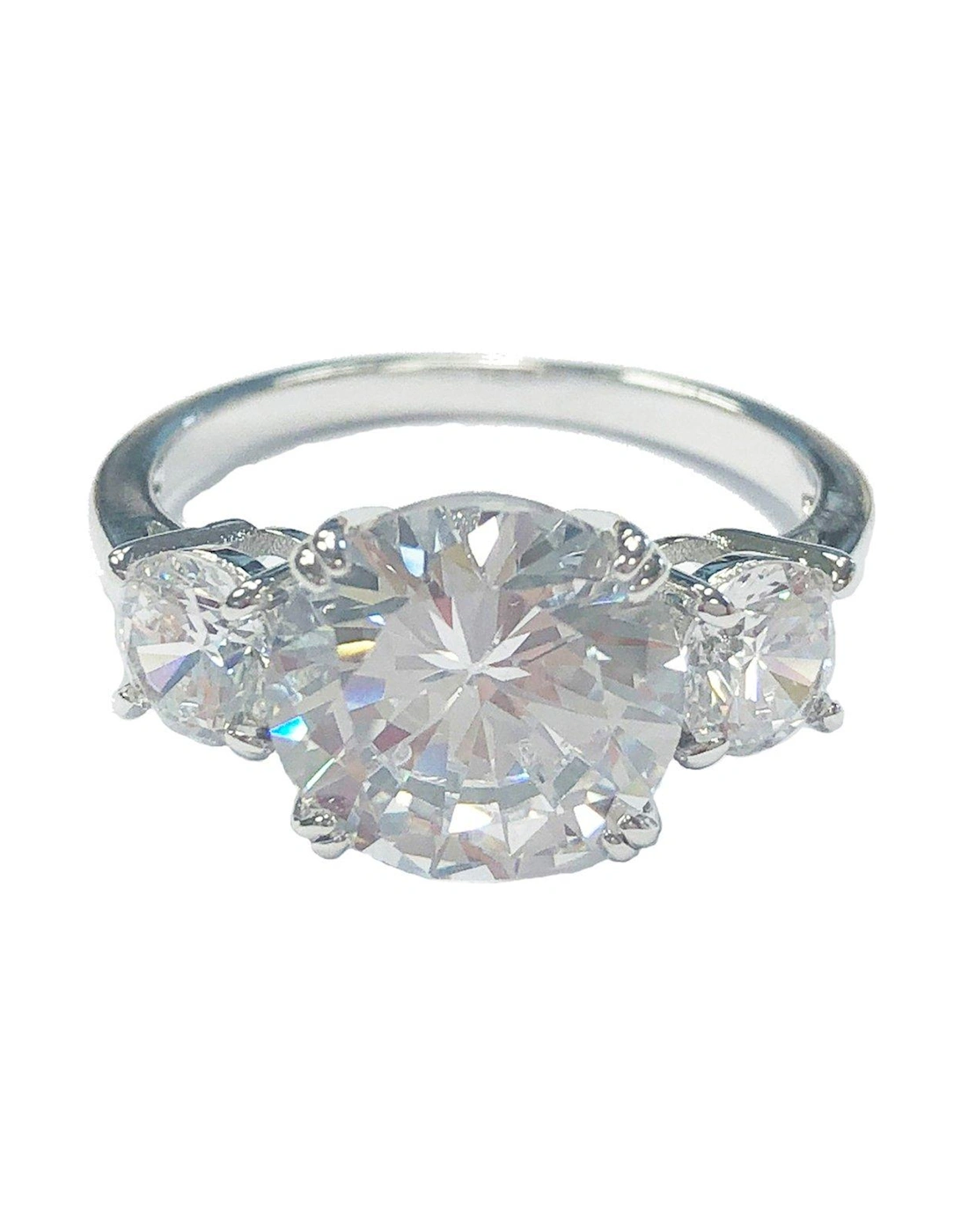 The Carat Collection - Clear Trilogy Ring, 3 of 2