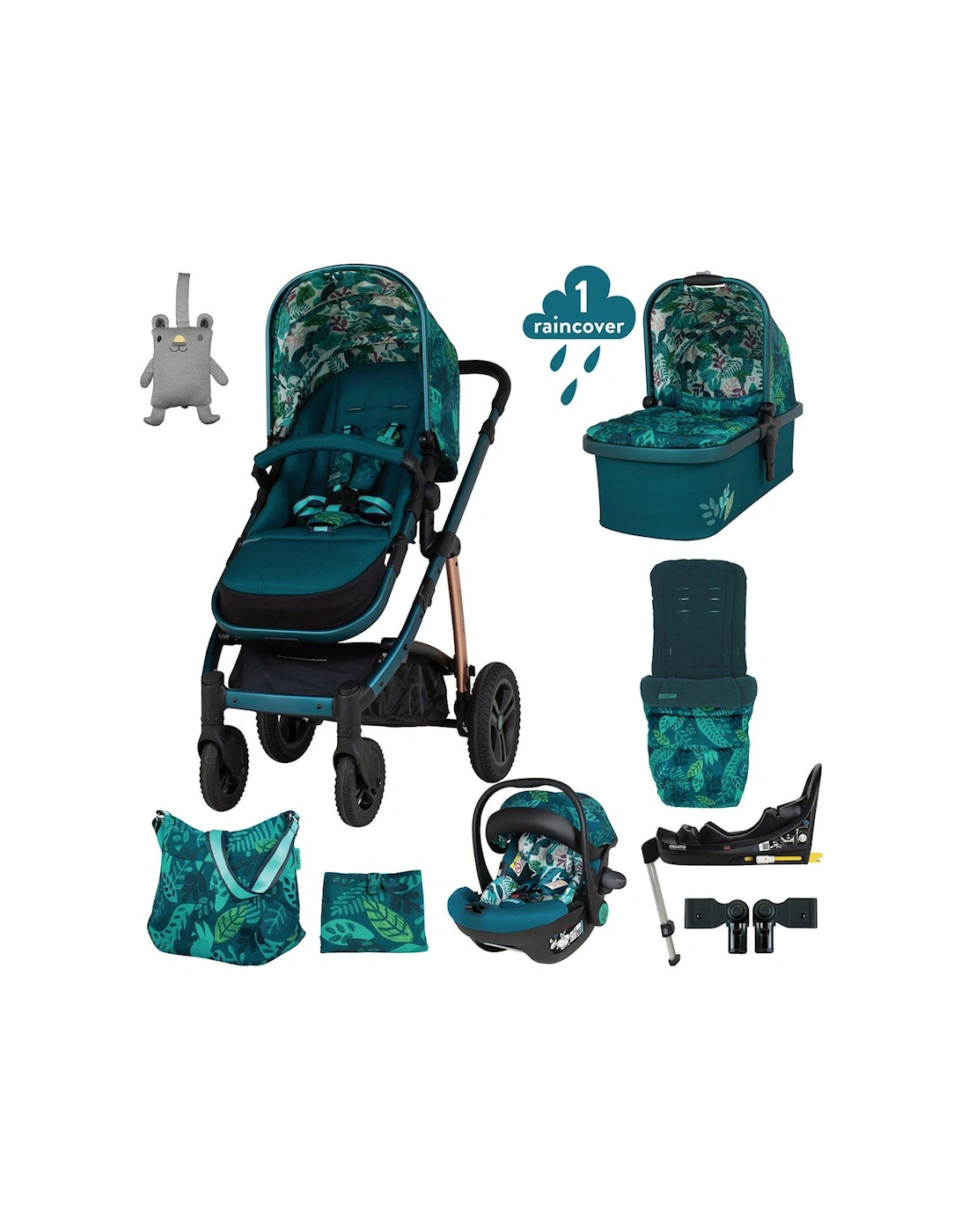 Wow 2 Everything Pushchair Bundle - Midnight Jungle, 2 of 1