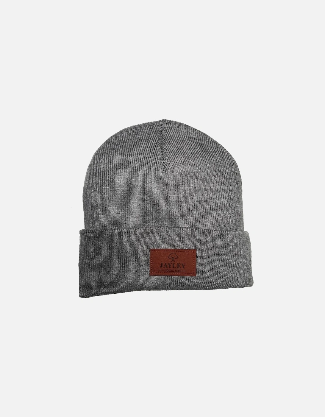 Grey Alex Knitted Beanie Hat, 2 of 1