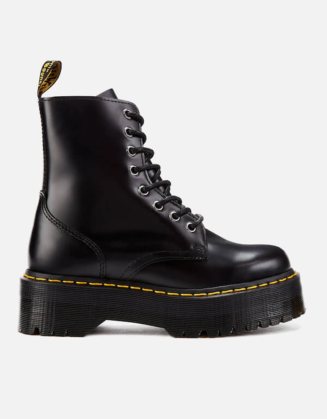 Dr. Martens Jadon Polished Smooth Leather 8-Eye Boots - Black, 2 of 1