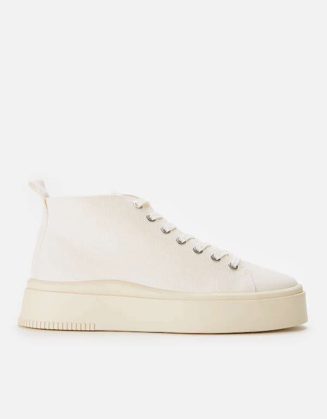 Women's Stacy Hi-Top Trainers - Cream White, 2 of 1