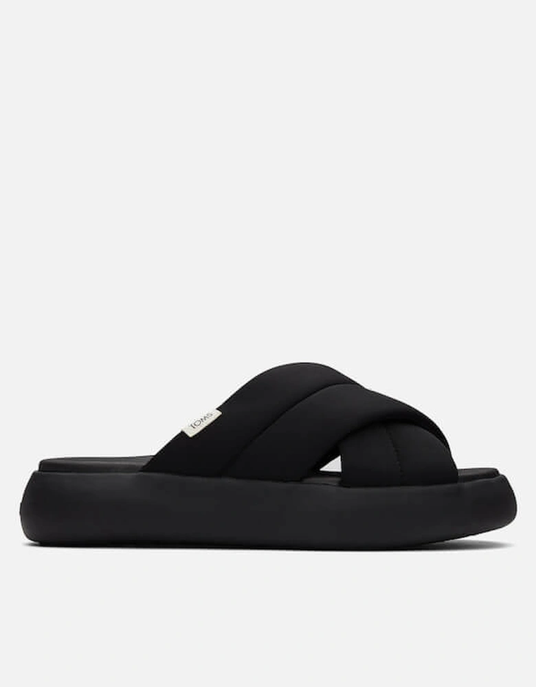 Women's Alpargata Mallow Crossover Vegan Sandals - Black/Black