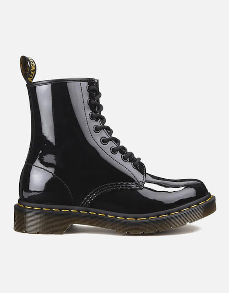 Dr. Martens Women's 1460 Patent Lamper 8-Eye Boots - Black