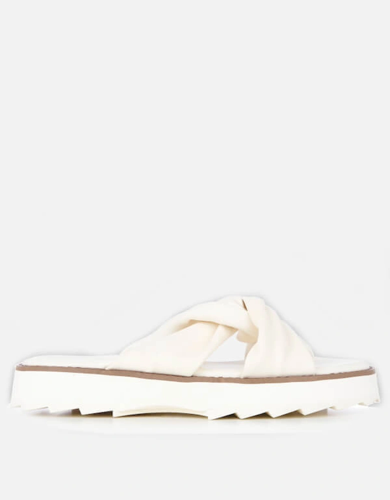 Australia Women's Silky Leather Sandals - Coconut - Australia - Home - Australia Women's Silky Leather Sandals - Coconut