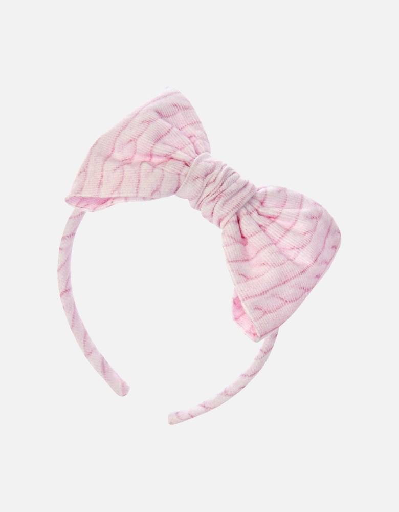 Pink Bow Headband