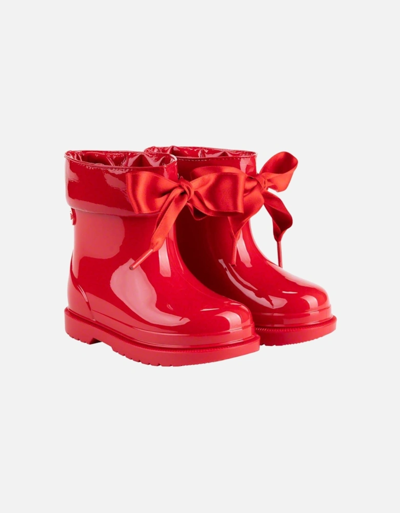 Red Bow Boots