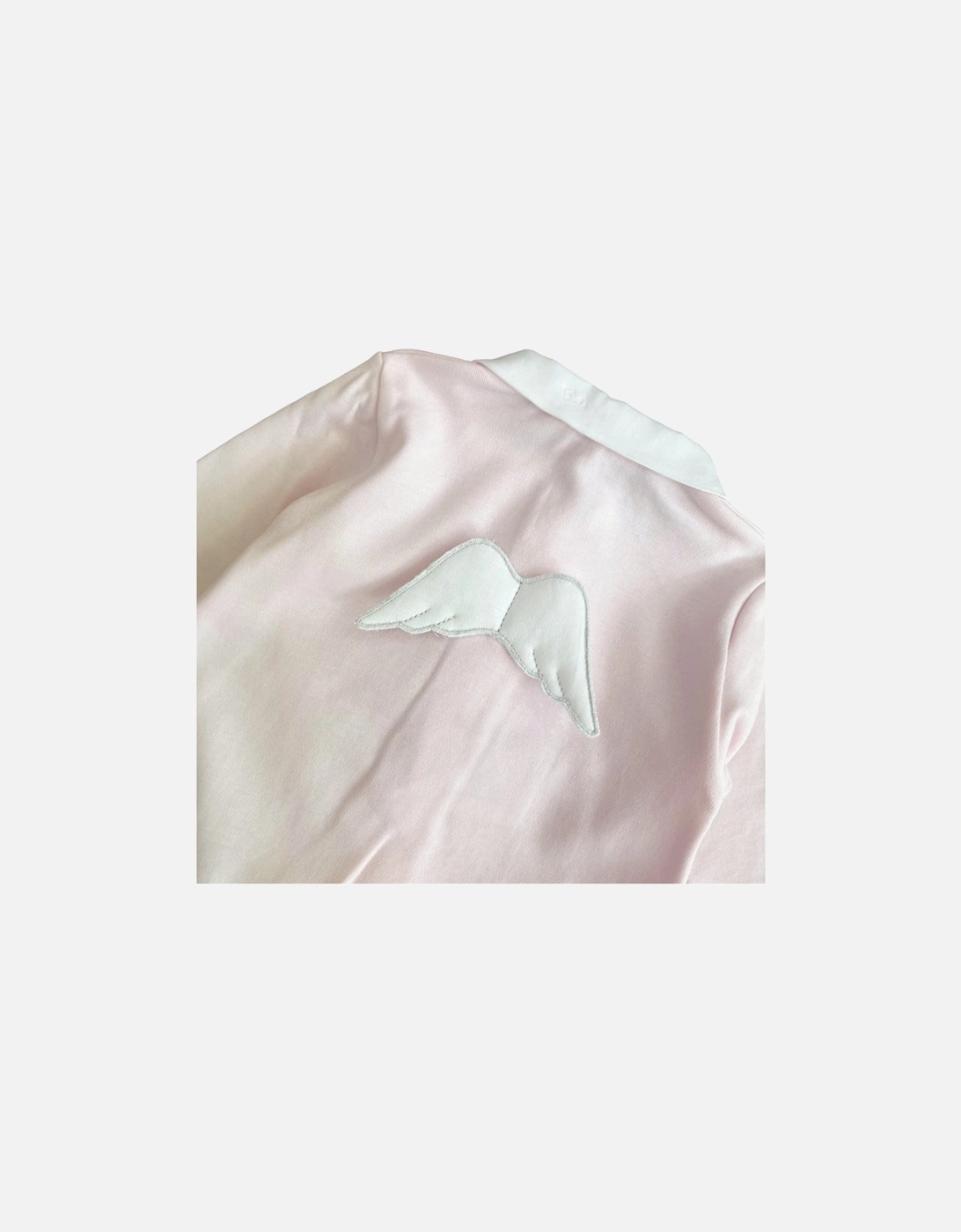Pink Angel Wing Cotton Babygrow
