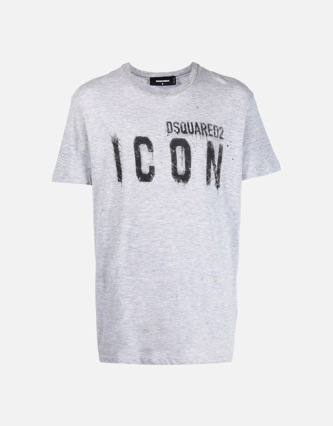Icon Spray Cotton T-shirt Grey, 4 of 3