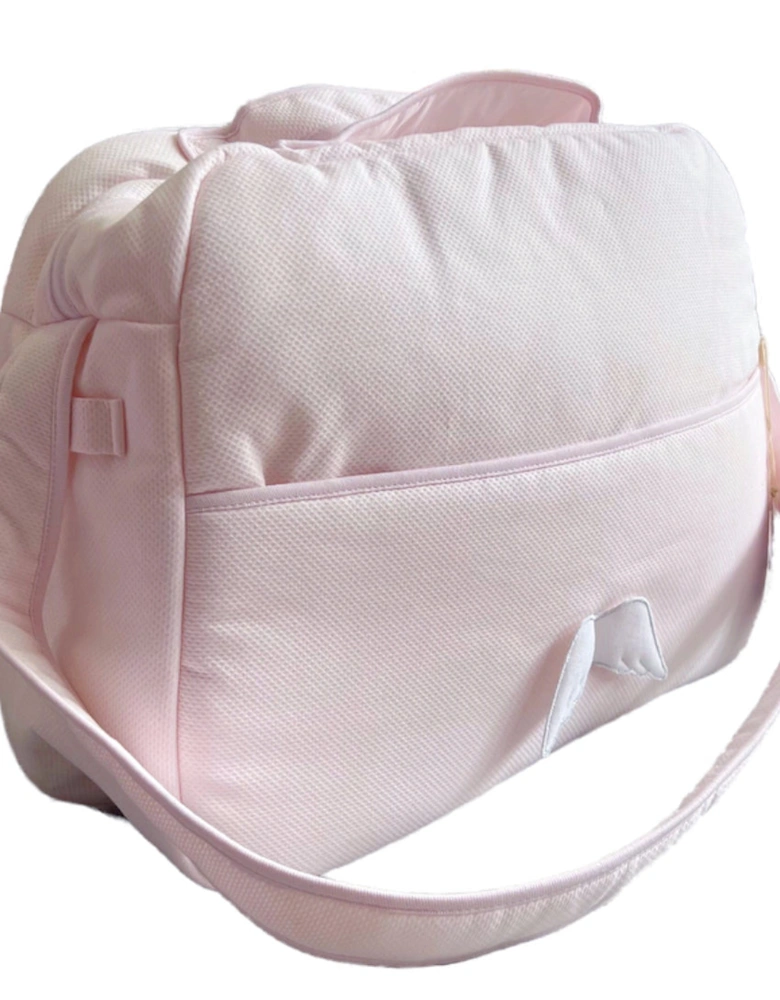 Pink Angel Wing Baby Changing Bag