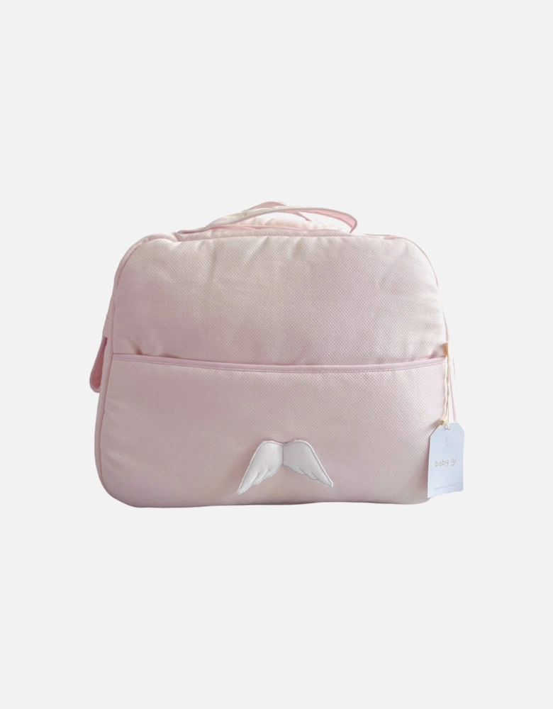 Pink Angel Wing Baby Changing Bag