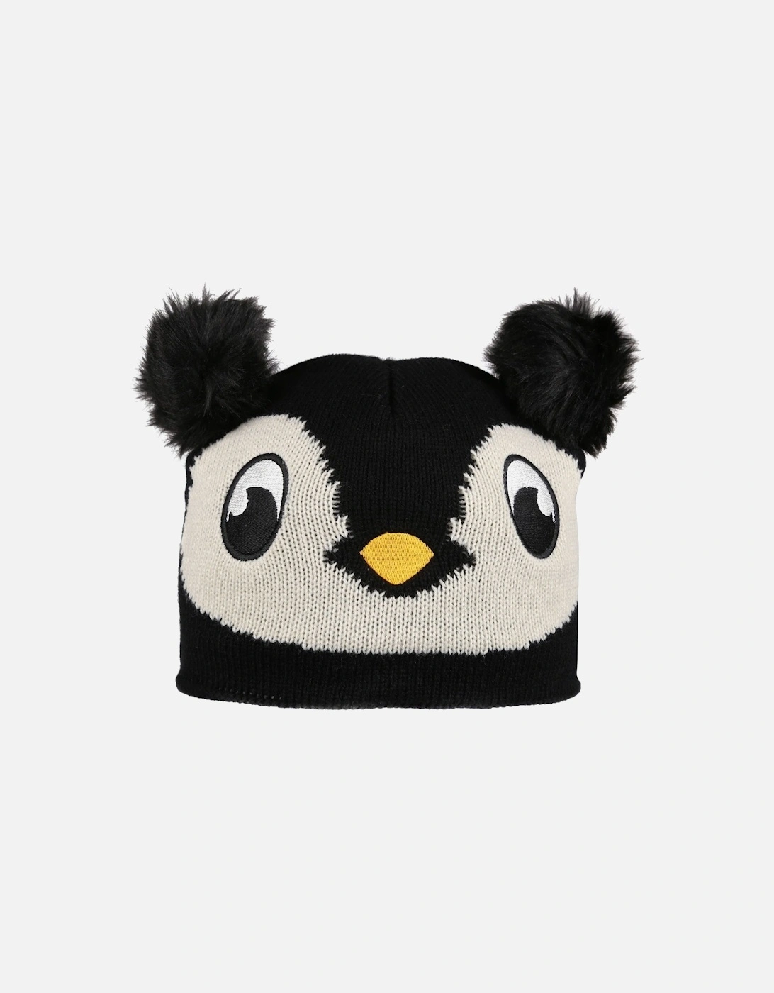 Childrens/Kids Animally III Knitted Penguin Beanie, 4 of 3