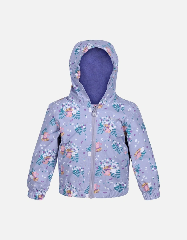 Childrens/Kids Muddy Puddle Floral Peppa Pig Padded Jacket