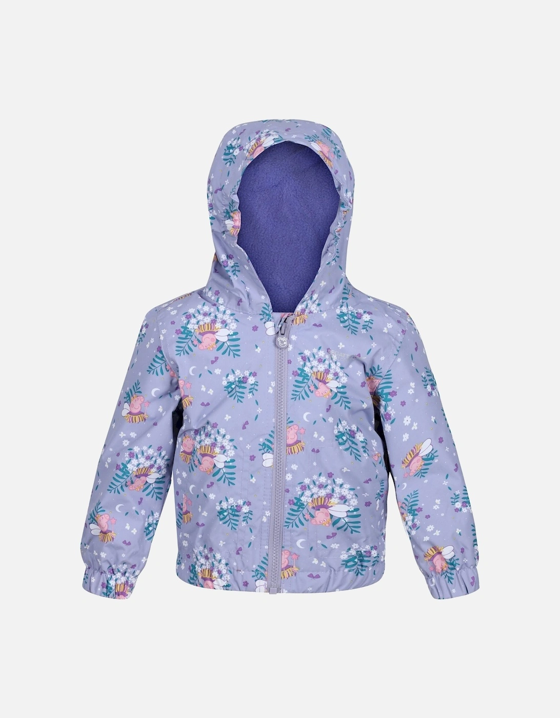 Childrens/Kids Muddy Puddle Floral Peppa Pig Padded Jacket, 6 of 5