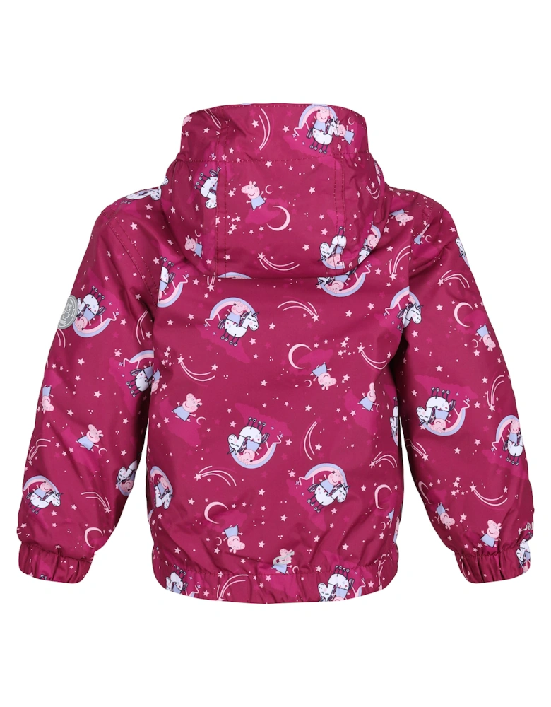 Childrens/Kids Muddy Puddle Peppa Pig Unicorn Padded Jacket