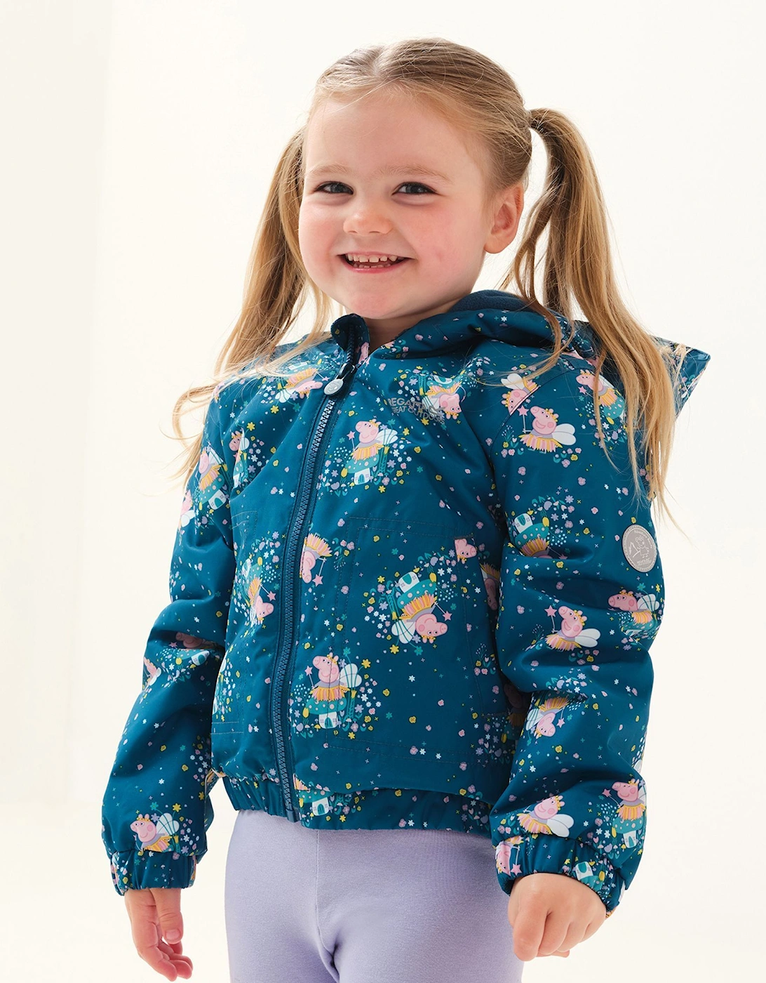 Childrens/Kids Muddy Puddle Peppa Pig Fairy Padded Jacket