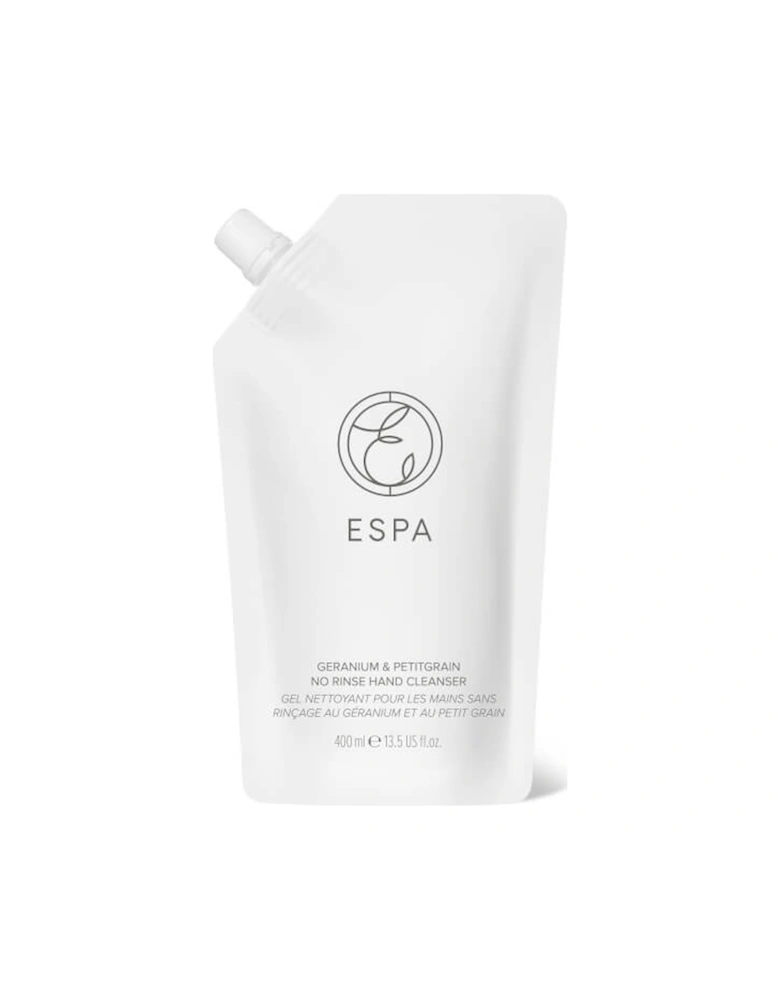 Geranium and Petitgrain No Rinse Hand Cleanser 400ml - ESPA