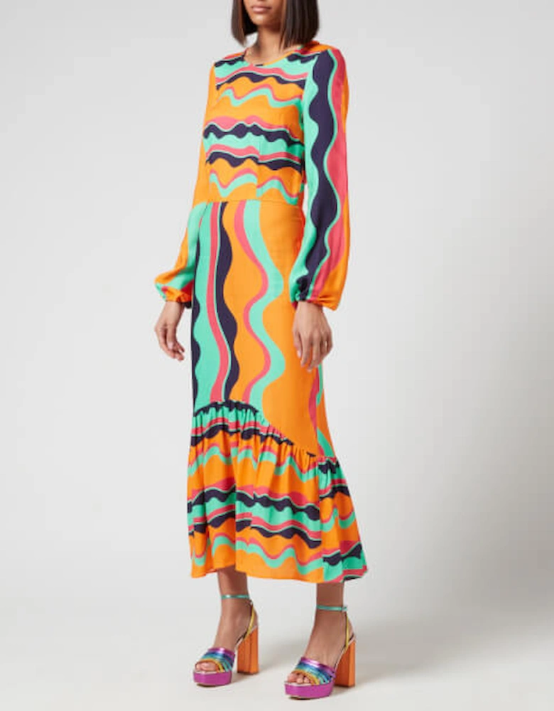 Women's Curved Wave Sierra Dress - Multi