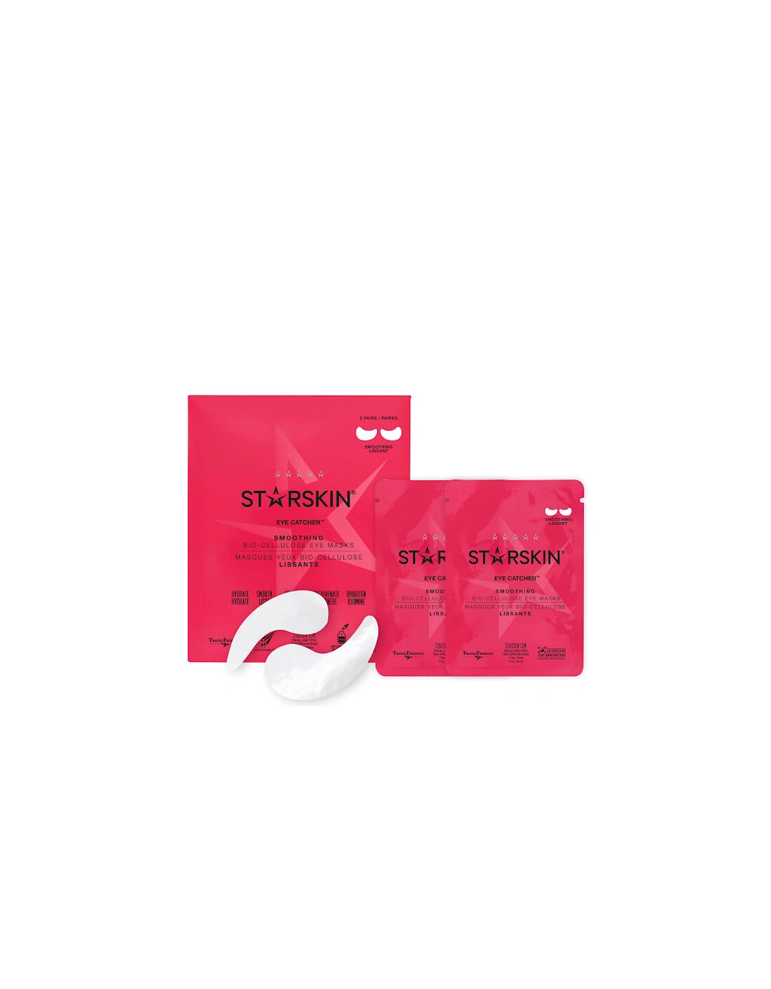 Eye Catcher Smoothing Coconut Bio-Cellulose Second Skin Eye Masks (1 Pair), 2 of 1