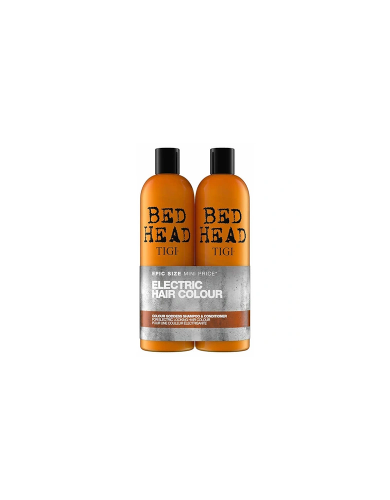 Bed Head Colour Goddess Oil Infused Shampoo and Conditioner for Coloured Hair 2 x 750ml - TIGI