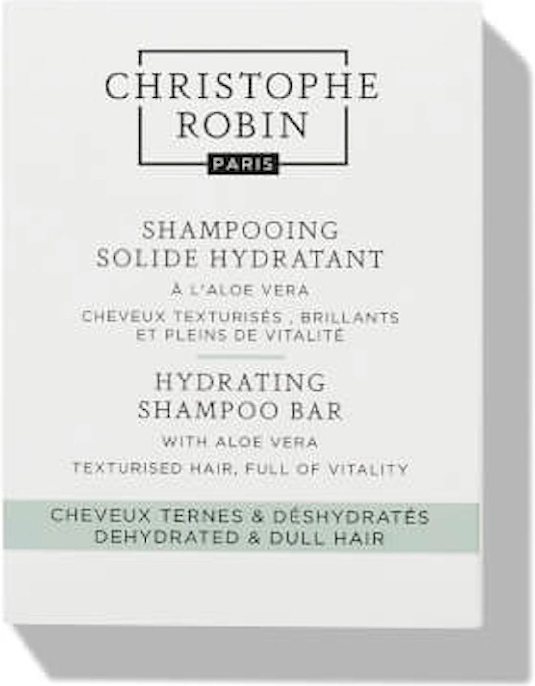 Hydrating Shampoo Bar with Aloe Vera 100ml - Christophe Robin, 2 of 1