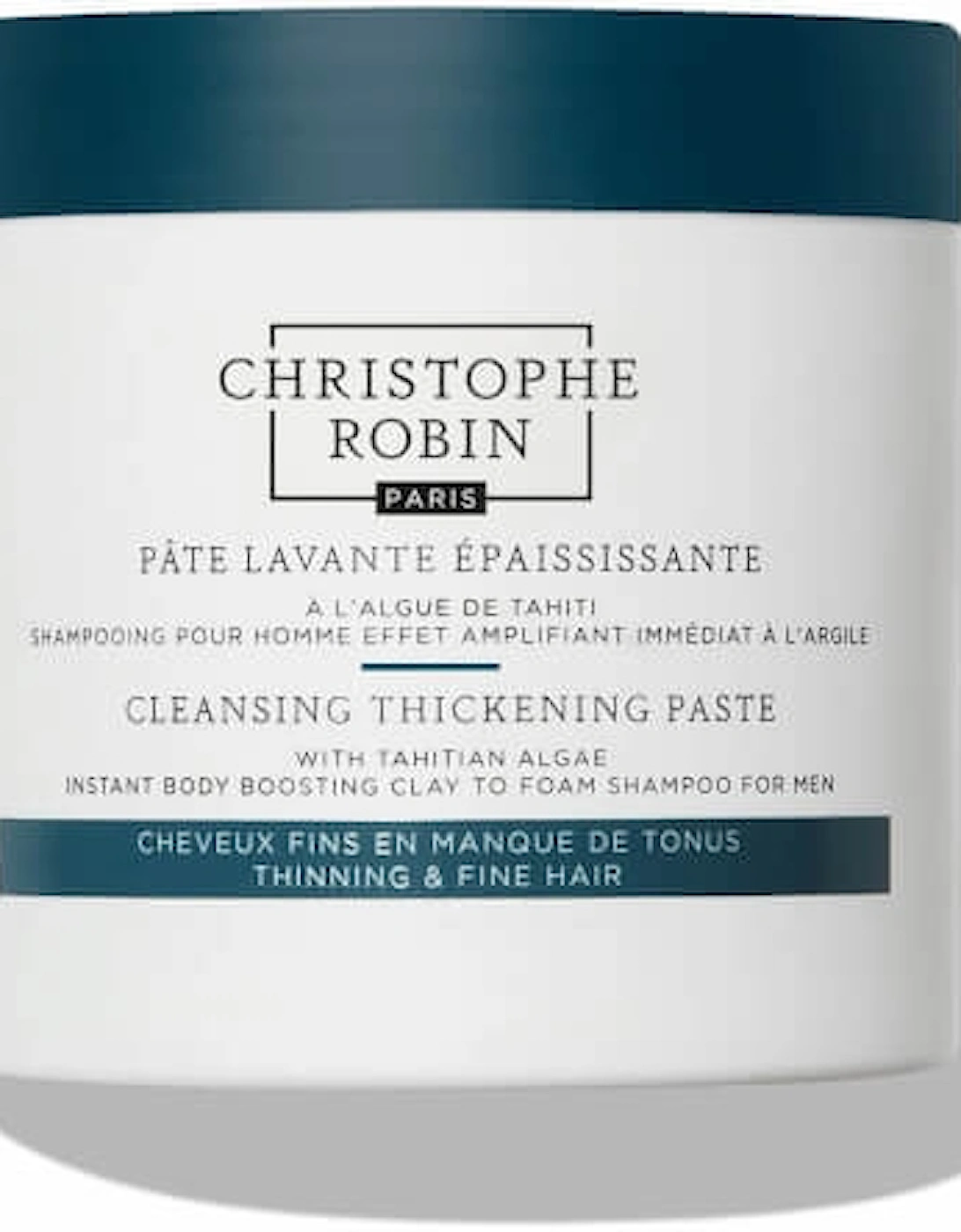 Cleansing Thickening Paste with Pure Rassoul Clay and Tahitian Algae 250ml - Christophe Robin, 2 of 1