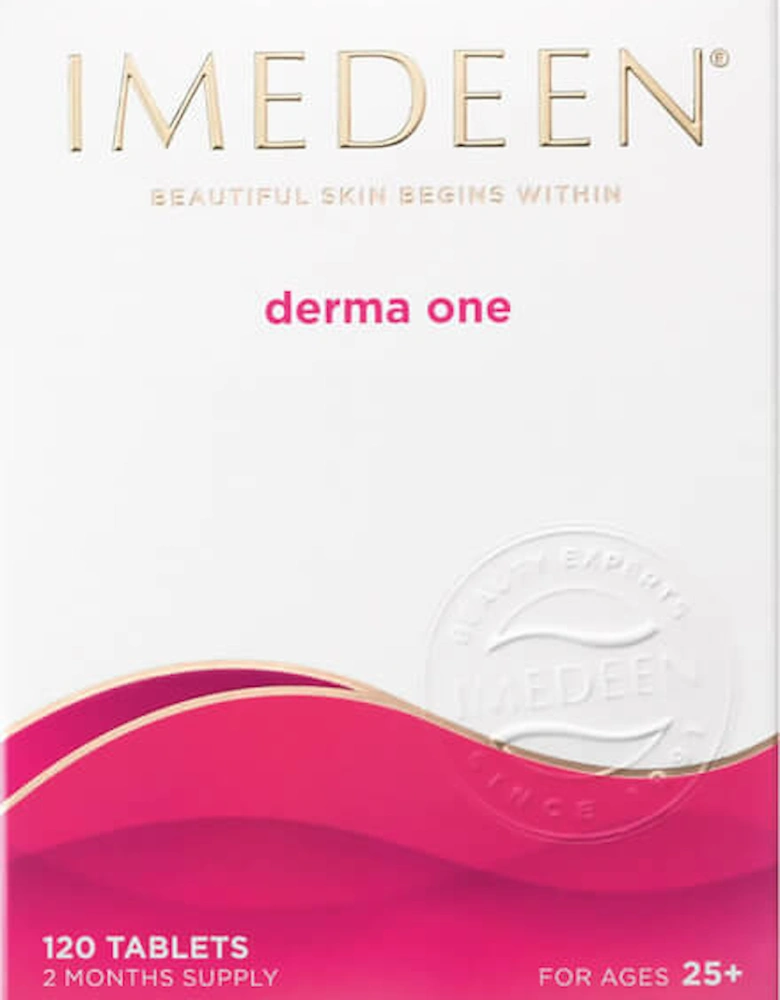 Derma One Beauty & Skin Supplement for Women, contains Vitamin C and Zinc, 120 Tablets, Age 25+ - Imedeen
