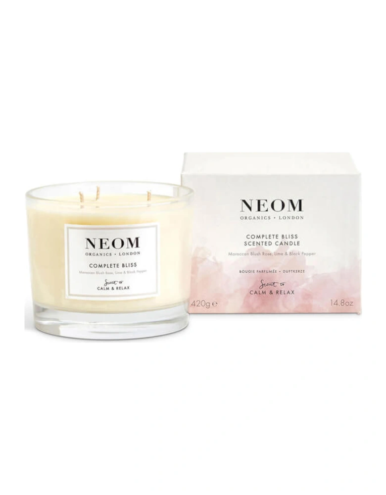 Organics Complete Bliss Luxury Scented Candle - NEOM