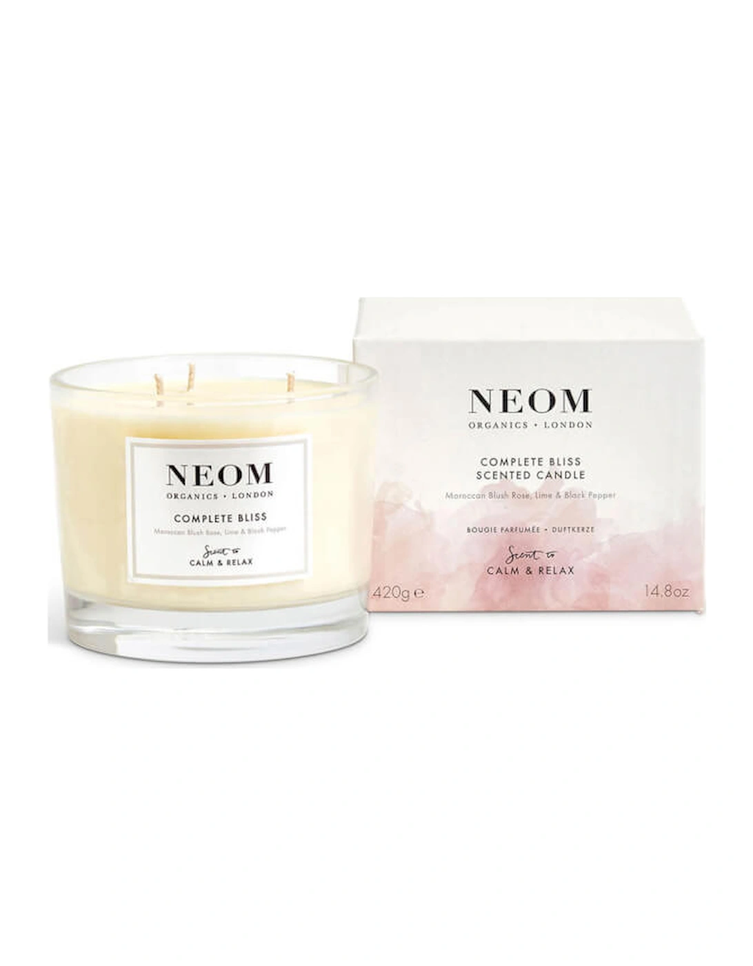 Organics Complete Bliss Luxury Scented Candle - NEOM, 2 of 1