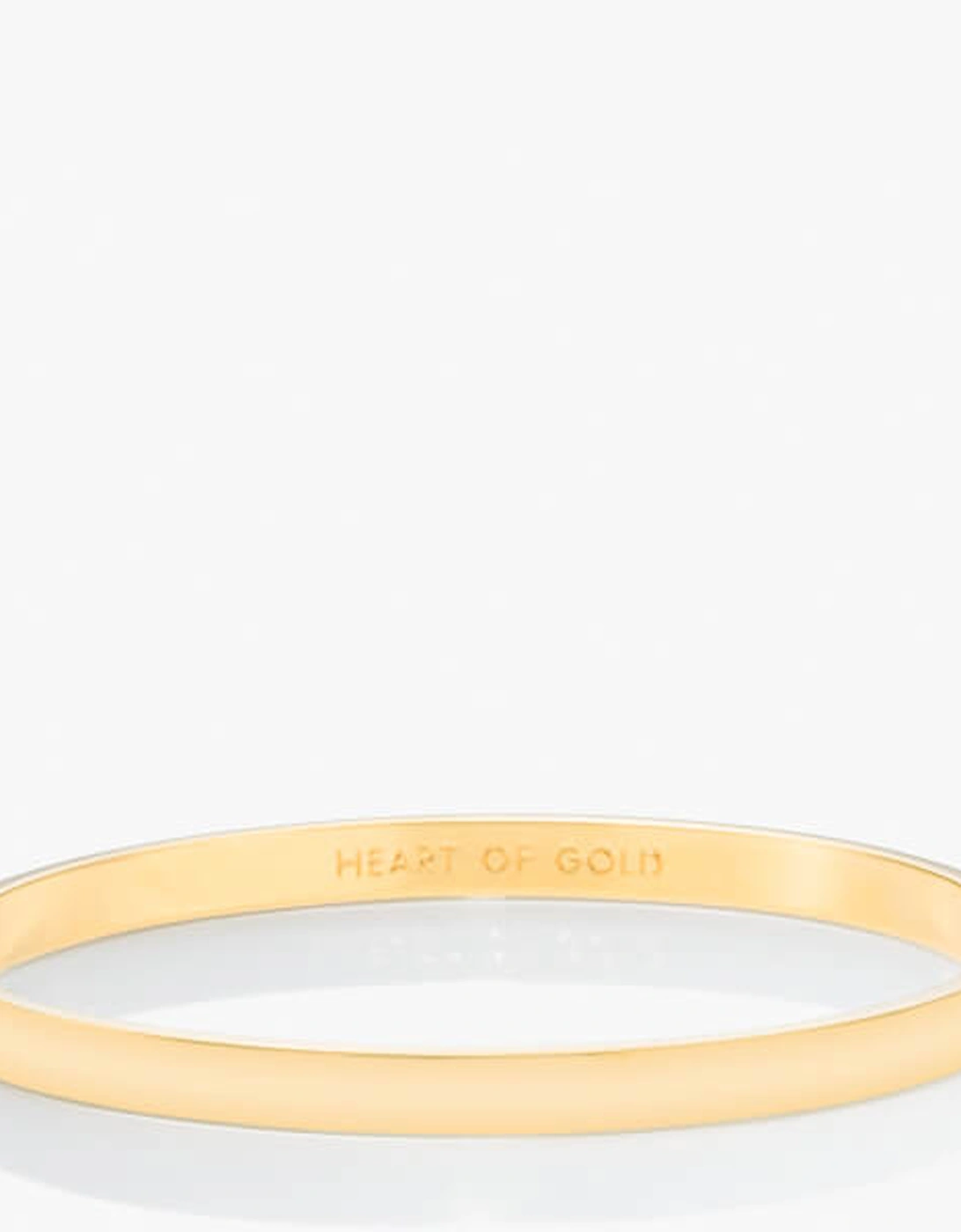 New York Women's Heart Of Gold Bangle - Gold, 2 of 1