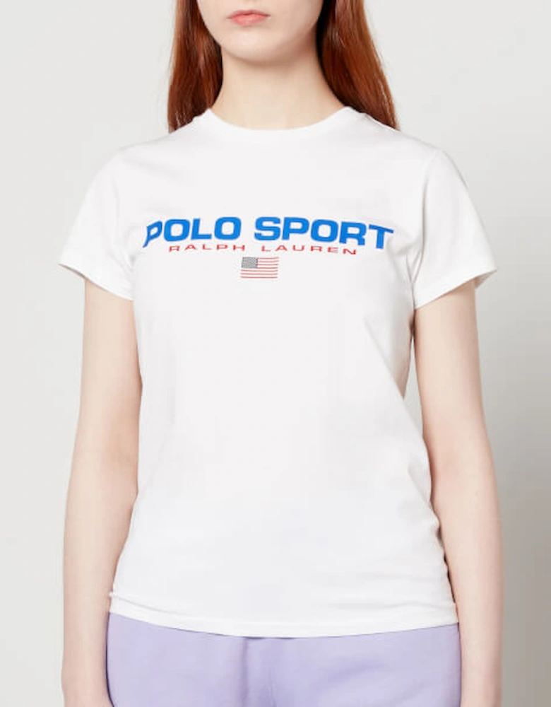Women's Polo Sport T-Shirt - White