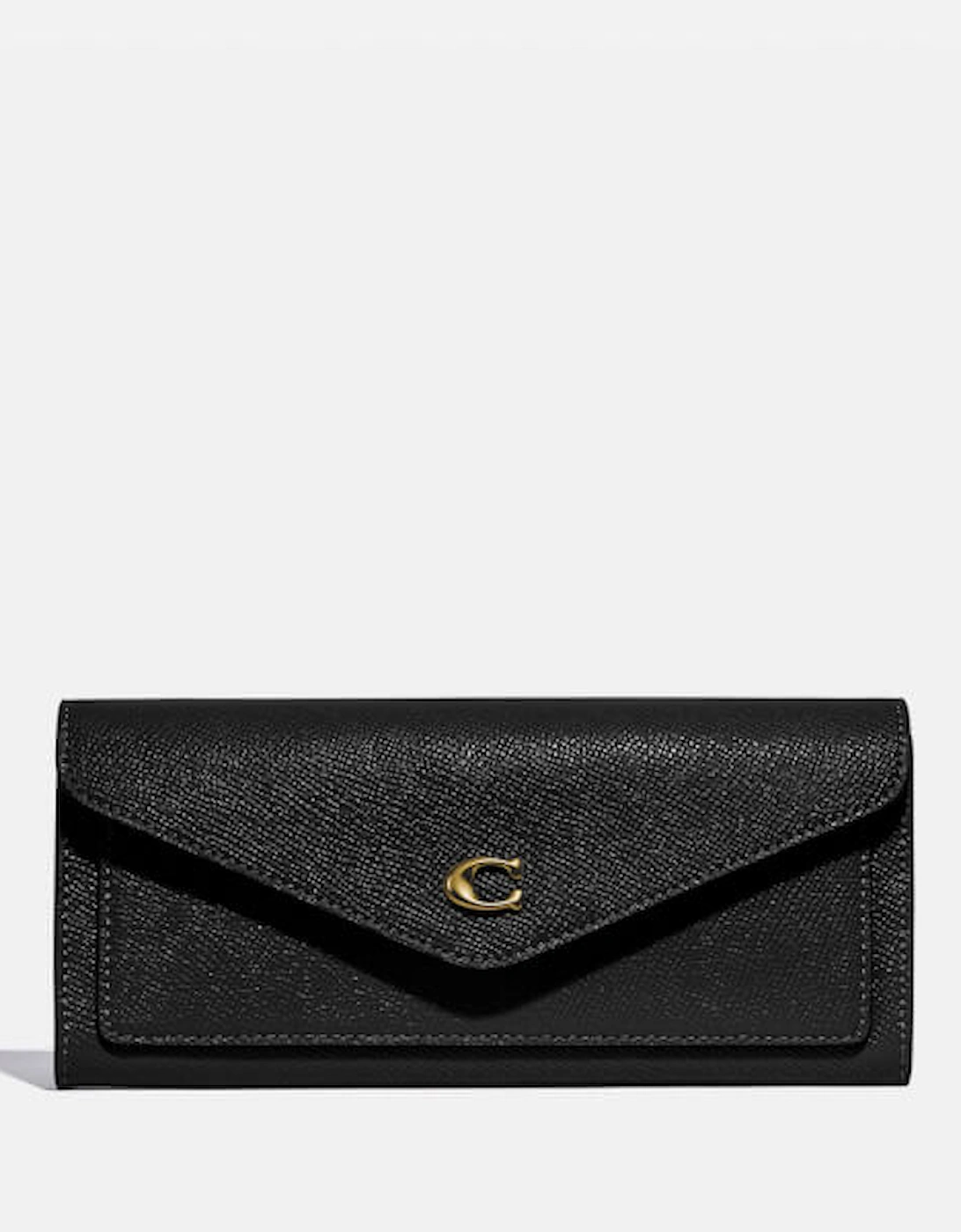 Women's Crossgrain Leather Soft Wallet - Li/Black, 2 of 1