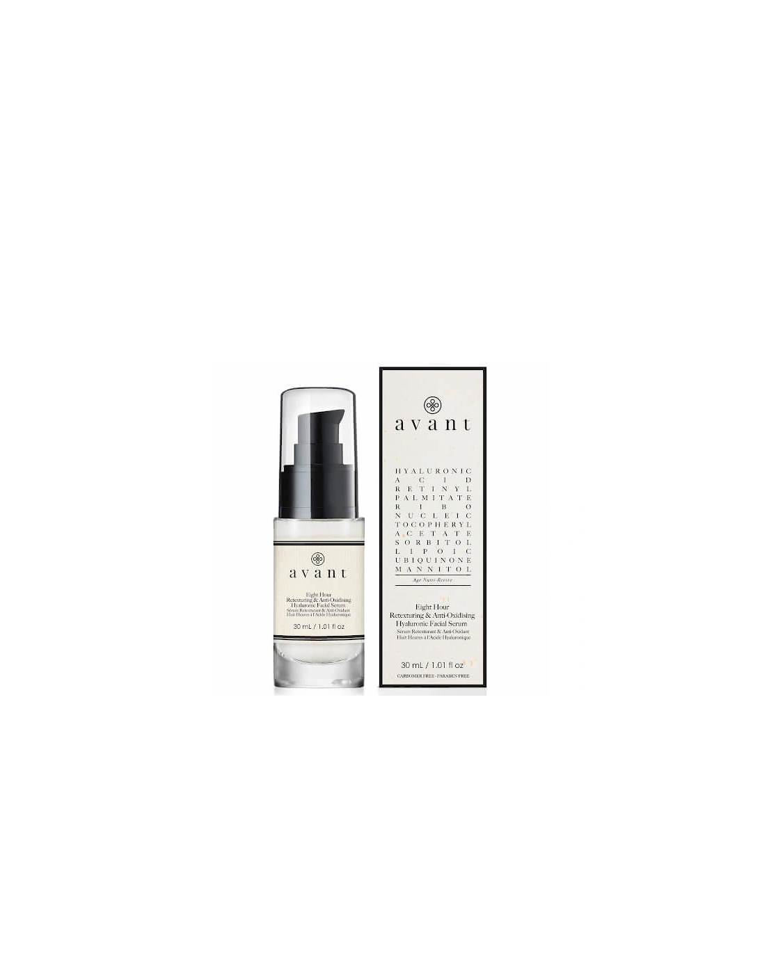 8 Hour Anti-Oxidising and Retexturing Hyaluronic Facial Serum 30ml - Avant Skincare, 2 of 1