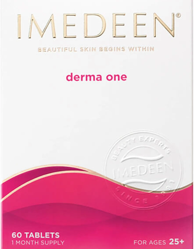 Derma One, Beauty & Skin Supplement for Women, contains Vitamin C and Zinc, 60 Tablets, Age 25+ - Imedeen