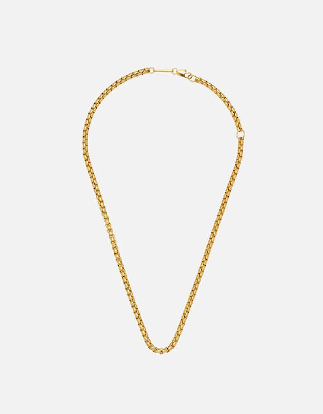 Women's Chunky Rounded Box Chain - Gold Plate/Gold Plated, 2 of 1
