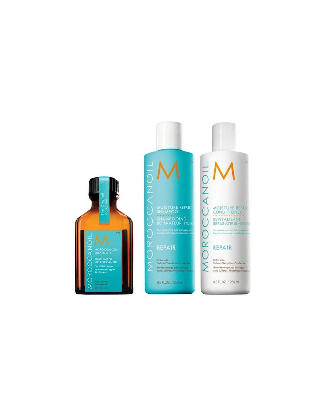 Moroccanoil Moisture Repair Shampoo, Conditioner and Treatment Trio, 2 of 1