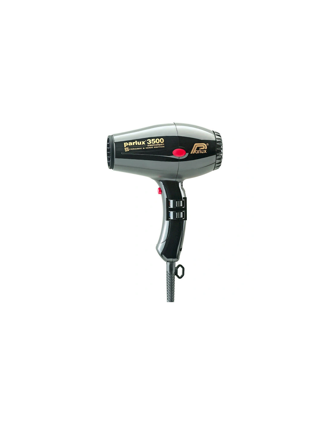 3500 Super Compact Ionic Hair Dryer - Black - Parlux, 2 of 1