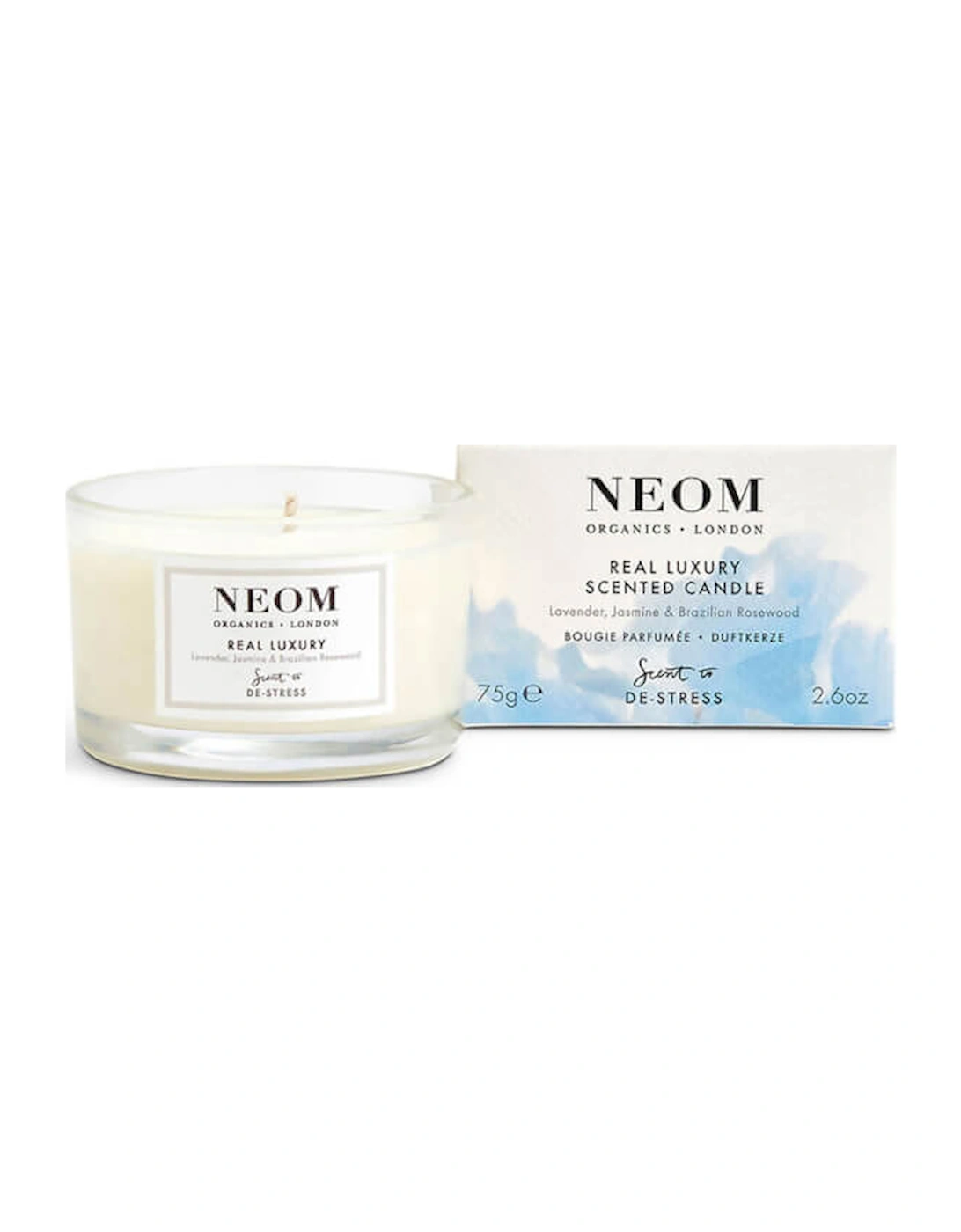 Real Luxury De-Stress Travel Scented Candle - NEOM, 2 of 1