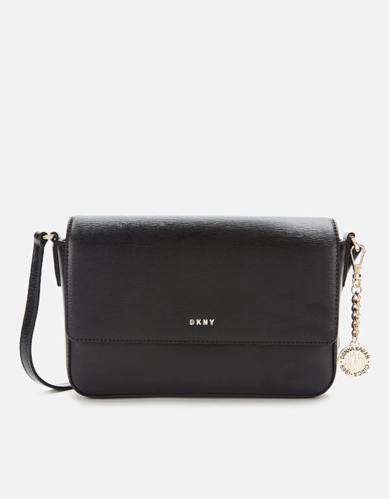 Women's Bryant Medium Flap Cross Body Bag - Sutton - Black