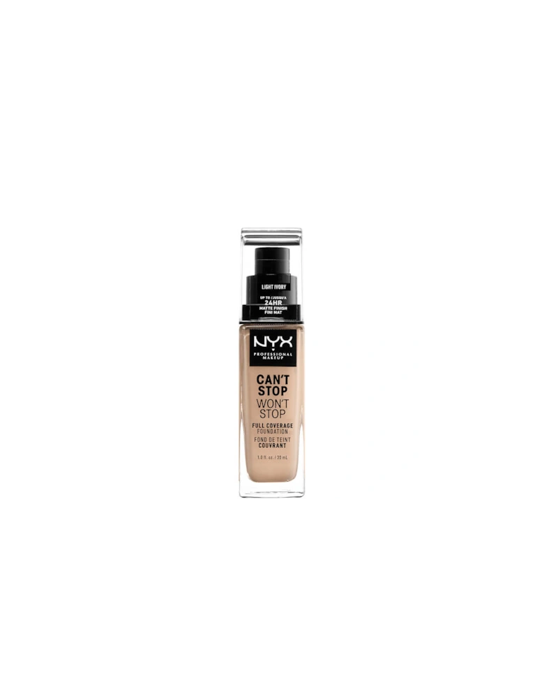 Can't Stop Won't Stop 24 Hour Foundation - Light Ivory