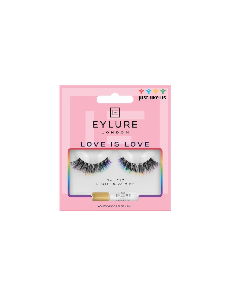 False Lashes - Fluttery Light Pride Love is Love No. 117