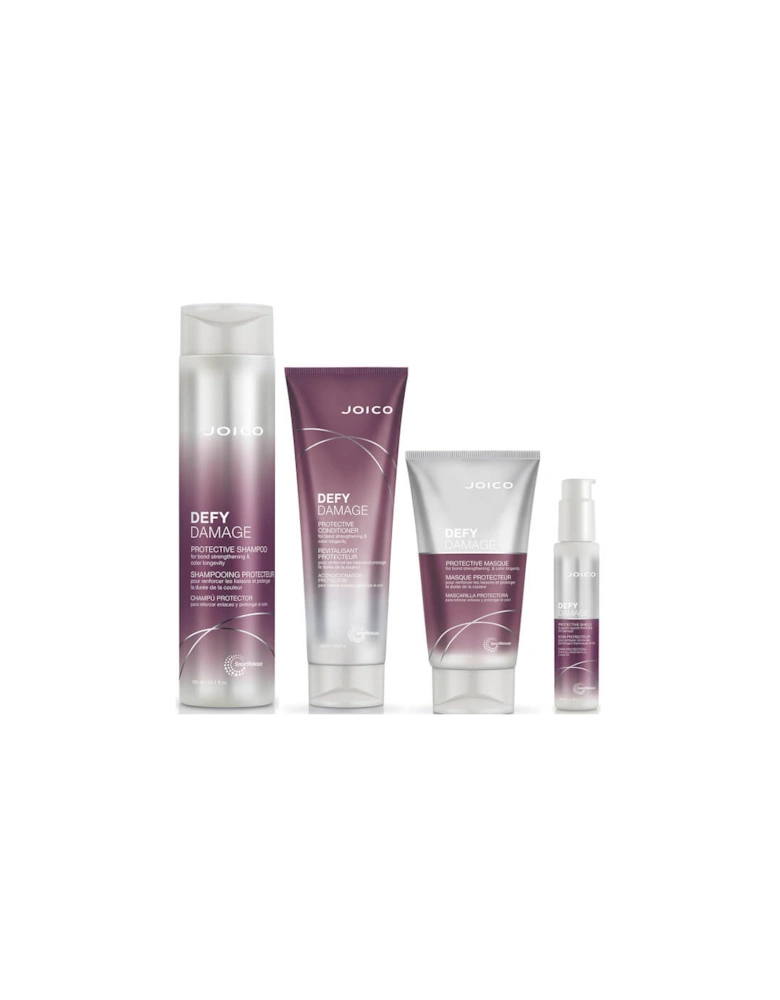 Defy Damage Shampoo, Conditioner, Masque and Shield Set