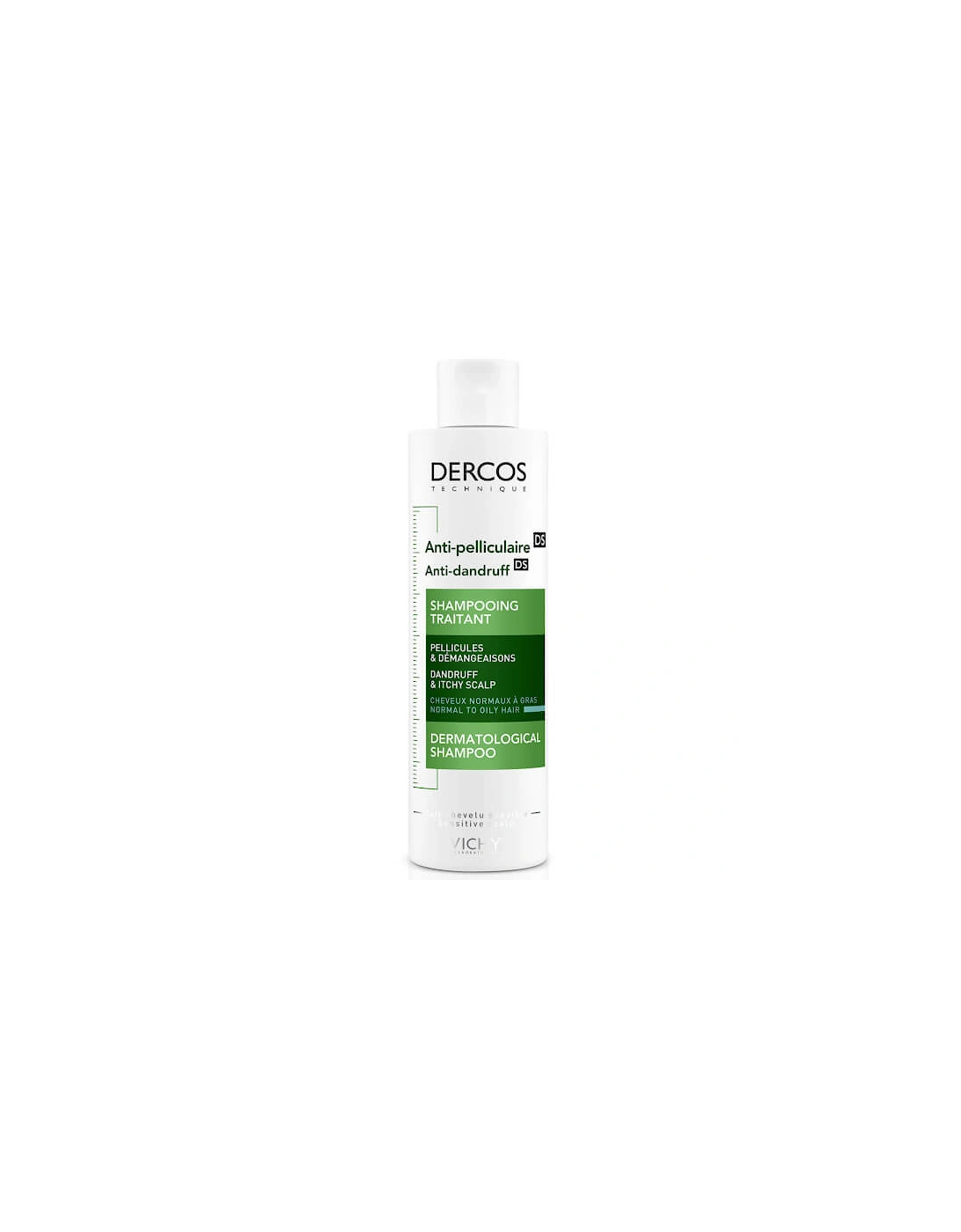 Dercos Anti-Dandruff Shampoo for Normal to Oily Hair 200ml, 2 of 1