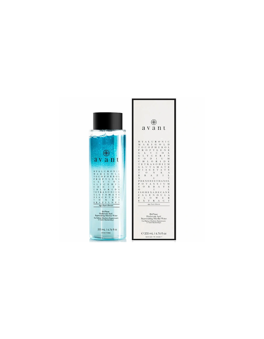 Bi-Phase Hyaluronic Acid Rejuvenating Micellar Water 200ml - Avant Skincare, 2 of 1