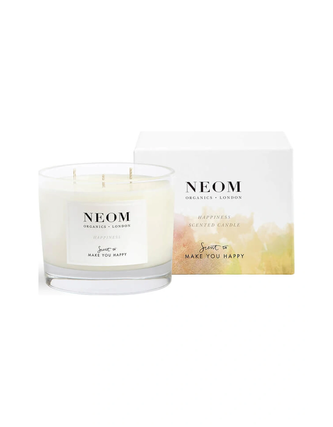 Happiness Scented 3 Wick Candle - NEOM, 2 of 1