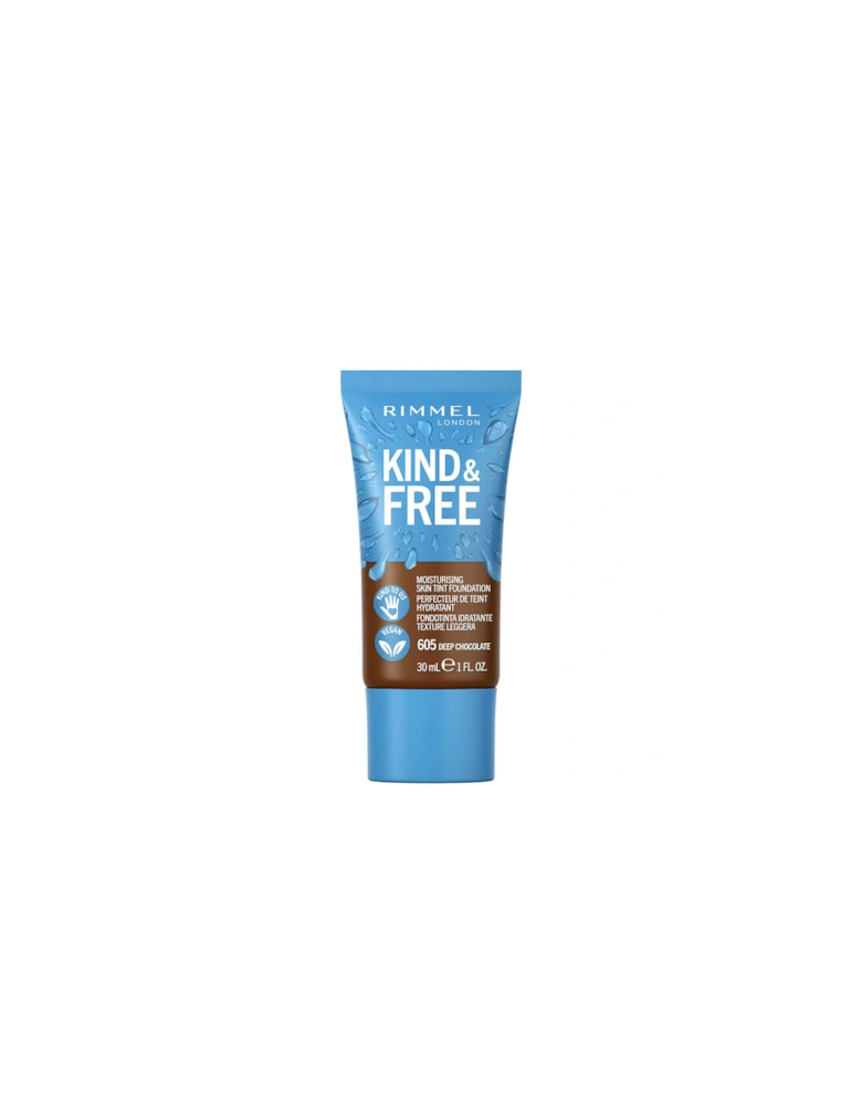 Kind and Free Skin Tint Moisturising Foundation - Deep Chocolate