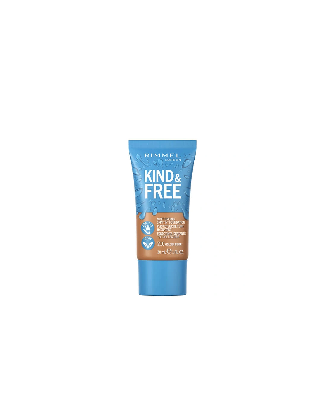 Kind and Free Skin Tint Moisturising Foundation - Golden Beige, 2 of 1