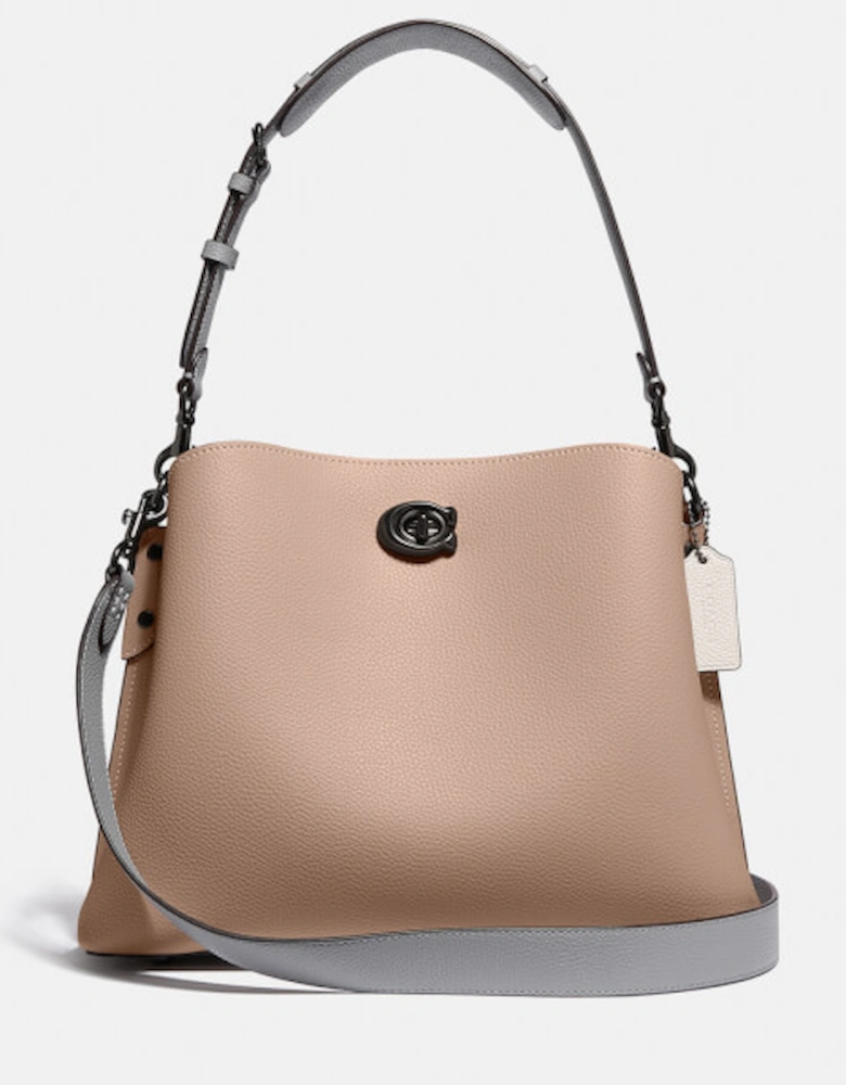 Willow Leather Bucket Bag