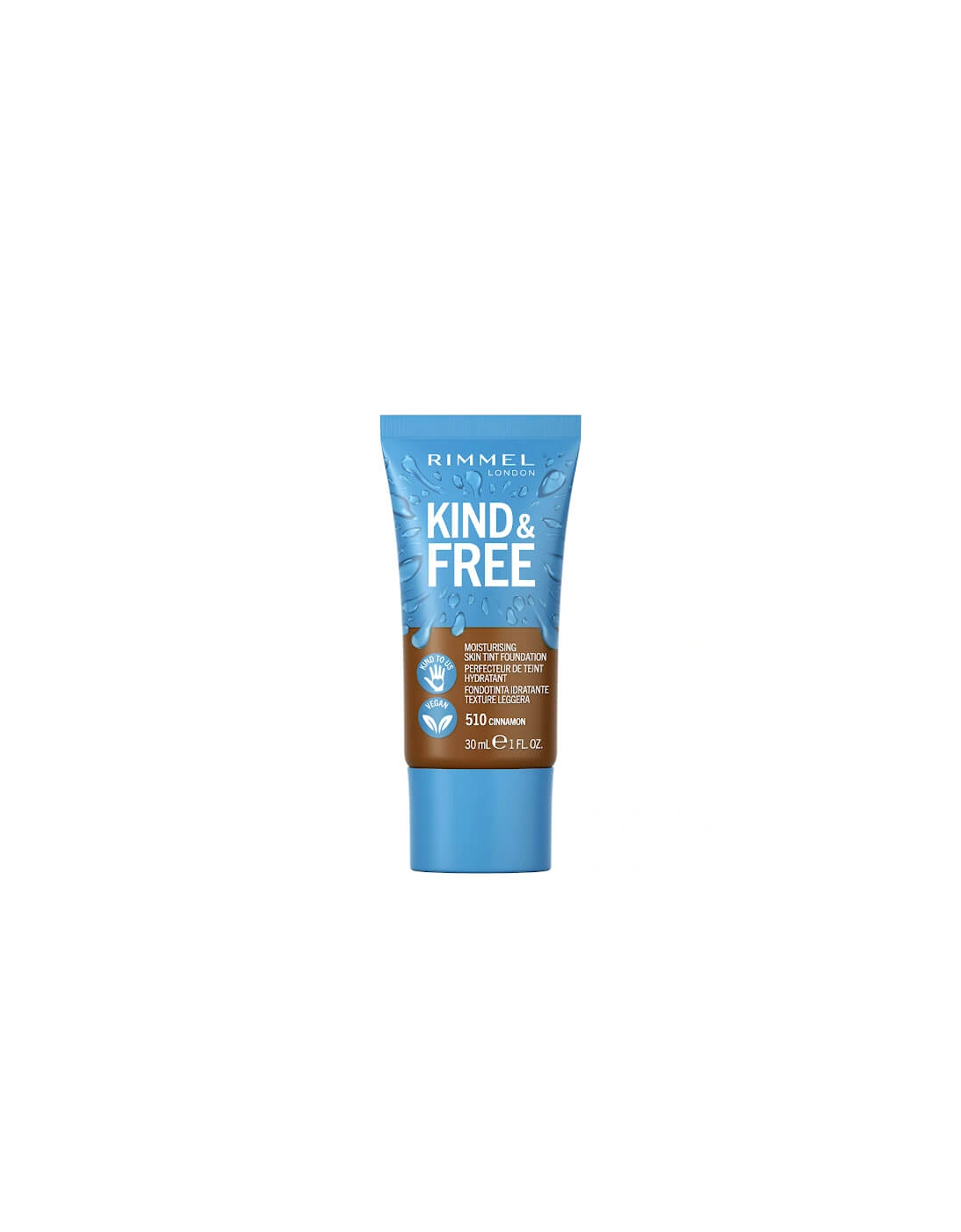 Kind and Free Skin Tint Moisturising Foundation - Cinnamon, 2 of 1